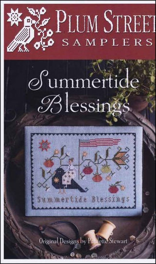 Summertide Blessings Cross Stitch Pattern by Plum Street Samplers - Premium Pattern, Cross Stitch from Plum Street Samplers - Just $12! Shop now at Crossed Hearts Needlework & Design