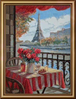 Sunny Paris Cross Stitch Kit by Aine *NEW* - Premium Needlecraft Kit from Aine - Just $53! Shop now at Crossed Hearts Needlework & Design