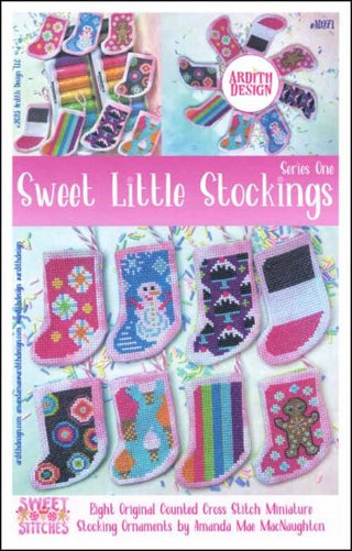 Sweet Little Stockings Cross Stitch Pattern by Ardith Designs - Premium Pattern, Cross Stitch from Ardith Design - Just $10! Shop now at Crossed Hearts Needlework & Design