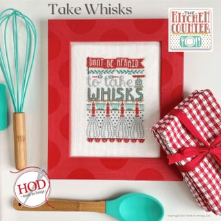 Take Whisks: The Kitchen Counter Series Cross Stitch Pattern by Hands On Design - Premium Pattern, Cross Stitch from Hands On Design - Just $10! Shop now at Crossed Hearts Needlework & Design