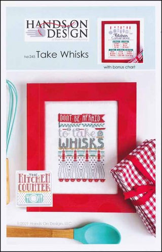 Take Whisks: The Kitchen Counter Series Cross Stitch Pattern by Hands On Design - Premium Pattern, Cross Stitch from Hands On Design - Just $10! Shop now at Crossed Hearts Needlework & Design