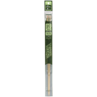 Copy of Takumi Bamboo Single Point Knitting Needles by Clover - Premium Knitting Needles from Clover - Just $3.69! Shop now at Crossed Hearts Needlework & Design