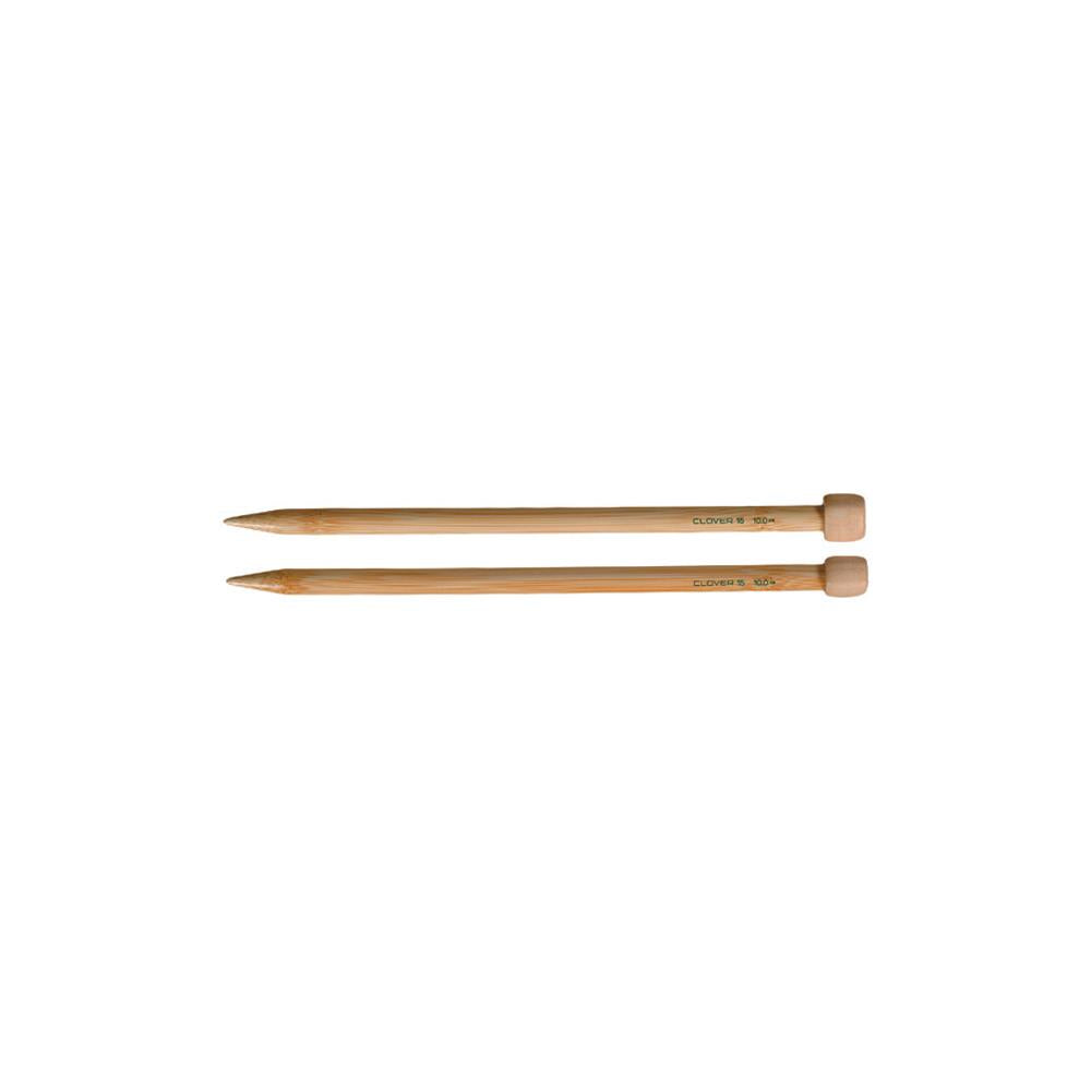 Clover Bamboo Single Point Knitting Needles - 14 in. Size 15 (10 mm)