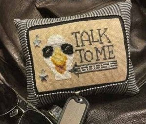 Talk To Me Goose Cross Stitch Pattern by Silver Creek Samplers *NEW* - Premium Pattern, Cross Stitch from Silver Creek Samplers - Just $6! Shop now at Crossed Hearts Needlework & Design