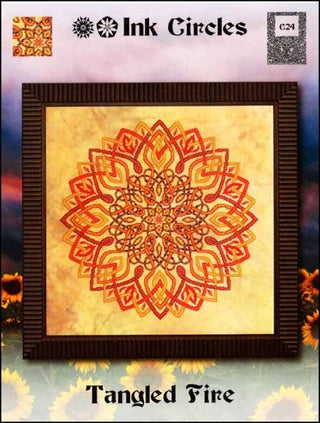 Tangled Fire Cross Stitch Pattern by Ink Circles - Premium Pattern, Cross Stitch from Ink Circles - Just $18! Shop now at Crossed Hearts Needlework & Design