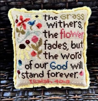 The Flower Fades Cross Stitch Pattern by Sweet Wing Studio *NEW* - Premium Pattern, Cross Stitch from Sweet Wing Studio - Just $7.50! Shop now at Crossed Hearts Needlework & Design