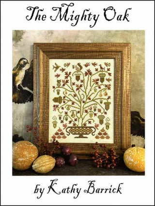 The Mighty Oak Cross Stitch Pattern by Kathy Barrick *NEW* - Premium Pattern, Cross Stitch from Kathy Barrick - Just $12! Shop now at Crossed Hearts Needlework & Design