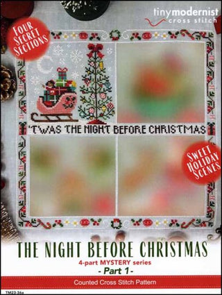 The Night Before Christmas Part 1 Cross Stitch Pattern by Tiny Modernist *NEW* - Premium Pattern, Cross Stitch from Tiny Modernist - Just $5! Shop now at Crossed Hearts Needlework & Design