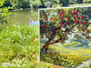 The Old Apple Tree Needlecraft Kit by Merejka *NEW* - Premium Needlecraft Kit from Merejka - Just $93! Shop now at Crossed Hearts Needlework & Design