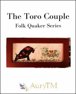 The Toro Couple Cross Stitch Pattern by AuryTM - Premium Pattern, Cross Stitch from AuryTM - Just $16! Shop now at Crossed Hearts Needlework & Design