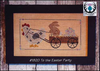 To The Easter Party Cross Stitch Pattern by Thistles - Premium Pattern, Cross Stitch from Thistles - Just $7.20! Shop now at Crossed Hearts Needlework & Design