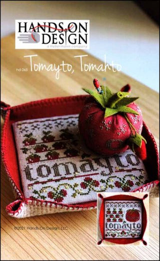 Tomayto, Tomahto Cross Stitch Pattern by Hands On Design - Premium Pattern, Cross Stitch from Hands On Design - Just $12! Shop now at Crossed Hearts Needlework & Design