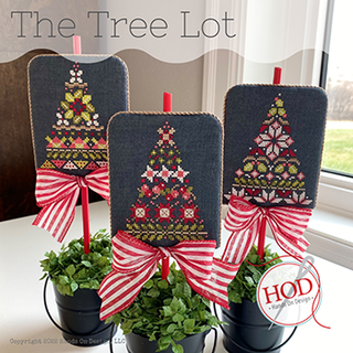 The Tree Lot Cross Stitch Pattern by Hands On Design - Premium Pattern, Cross Stitch from Hands On Design - Just $12! Shop now at Crossed Hearts Needlework & Design