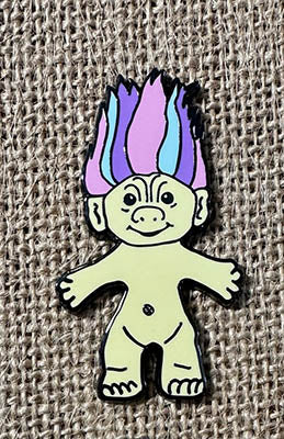 Troll Doll Needleminder by Rebel Stitcher Designs - Premium Needle Minder from Rebel Stitcher Designs - Just $12! Shop now at Crossed Hearts Needlework & Design