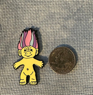 Troll Doll Needleminder by Rebel Stitcher Designs - Premium Needle Minder from Rebel Stitcher Designs - Just $12! Shop now at Crossed Hearts Needlework & Design