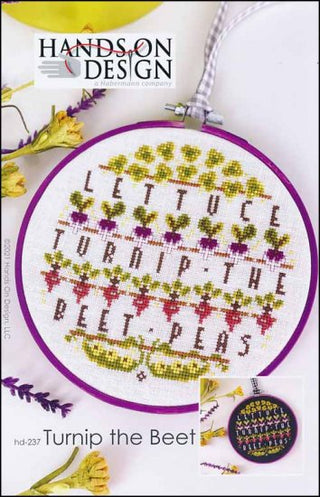 Turnip The Beet Cross Stitch Pattern by Hands On Design - Premium Pattern, Cross Stitch from Hands On Design - Just $10! Shop now at Crossed Hearts Needlework & Design