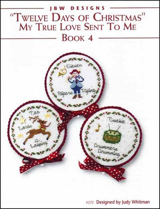 Twelve Days of Christmas Book 4 Cross Stitch Pattern by JBW Designs - Premium Pattern, Cross Stitch from JBW Designs - Just $10! Shop now at Crossed Hearts Needlework & Design