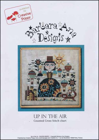 Up In The Air Cross Stitch Pattern by Barbara Ana Designs - Premium Pattern, Cross Stitch from Barbara Ana Designs - Just $9.98! Shop now at Crossed Hearts Needlework & Design