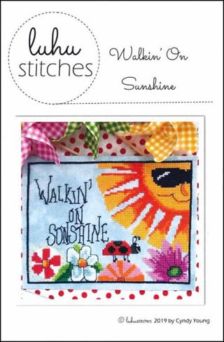 Walkin' On Sunshine Cross Stitch Pattern by Luhu Stitches - Premium Pattern, Cross Stitch from Luhu Stitches - Just $12! Shop now at Crossed Hearts Needlework & Design