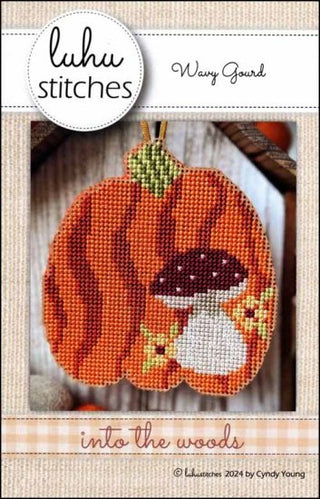 Wavy Gourd Cross Stitch Pattern by Luhu Stitches *NEW* - Premium Pattern, Cross Stitch from Luhu Stitches - Just $9! Shop now at Crossed Hearts Needlework & Design