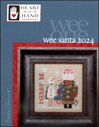 Wee One Wee Santa 2024 Cross Stitch Pattern by Heart In Hand Needleart *NEW* - Premium Pattern, Cross Stitch from Heart In Hand Needleart - Just $8.50! Shop now at Crossed Hearts Needlework & Design