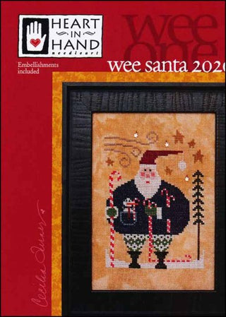 Wee One: Wee Santa 2020 Cross Stitch Pattern by Heart In Hand Needleart - Premium Pattern, Cross Stitch from Heart In Hand Needleart - Just $8.50! Shop now at Crossed Hearts Needlework & Design