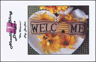 Wee Welcome's: May-Bee Hive Cross Stitch Pattern - Premium Pattern, Cross Stitch from Needle Bling Designs - Just $6! Shop now at Crossed Hearts Needlework & Design