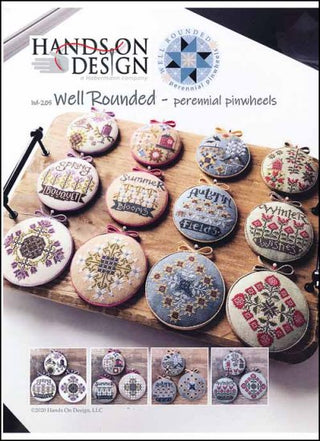 Well Rounded: Perennial Pinwheels Cross Stitch Pattern by Hands On Design - Premium Pattern, Cross Stitch from Hands On Design - Just $22! Shop now at Crossed Hearts Needlework & Design