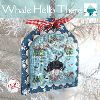 Whale Hello There: Polar Plunge Collection Cross Stitch Pattern by Hands On Design - Premium Pattern, Cross Stitch from Hands On Design - Just $8! Shop now at Crossed Hearts Needlework & Design