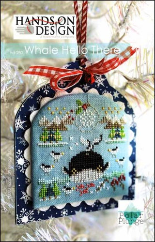 Whale Hello There: Polar Plunge Collection Cross Stitch Pattern by Hands On Design - Premium Pattern, Cross Stitch from Hands On Design - Just $8! Shop now at Crossed Hearts Needlework & Design