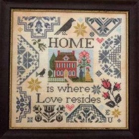 Where Love Resides Cross Stitch Pattern by Lila's Studio *NEW* - Premium Pattern, Cross Stitch from Lila's Studio - Just $13! Shop now at Crossed Hearts Needlework & Design