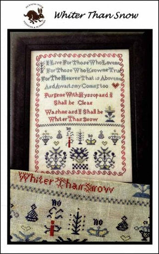 Whiter Than Snow Cross Stitch Pattern by Running With Needles & Scissors - Premium Pattern, Cross Stitch from Running With Needles & Scissors - Just $16! Shop now at Crossed Hearts Needlework & Design