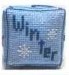 Winter: Small Cube Series Cross Stitch Pattern by Ladybug Stitches *NEW* - Premium Pattern, Cross Stitch from Ladybug Stitches - Just $5! Shop now at Crossed Hearts Needlework & Design