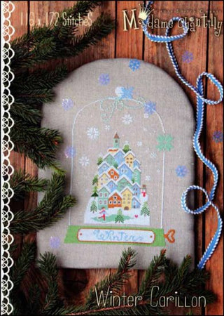 Winter Carillon Cross Stitch Pattern by Madame Chantilly - Premium Pattern, Cross Stitch from Madame Chantilly - Just $14.66! Shop now at Crossed Hearts Needlework & Design