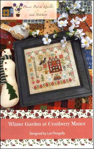 Winter Garden at Cranberry Manor Cross Stitch Pattern by Pansy Patch Quilts and Stitchery *NEW* - Premium Pattern, Cross Stitch from Pansy Patch Quilts and Stitchery - Just $13! Shop now at Crossed Hearts Needlework & Design