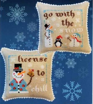 Winter Puns Cross Stitch Pattern by Stitchy Prose *NEW* - Premium Pattern, Cross Stitch from Stitchy Prose - Just $10! Shop now at Crossed Hearts Needlework & Design