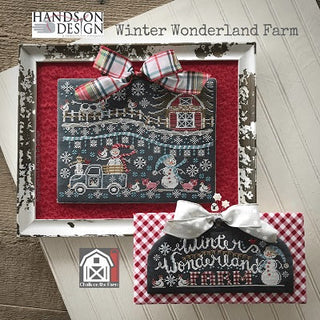 Winter Wonderland Farm Cross Stitch Pattern by Hands On Design - Premium Pattern, Cross Stitch from Hands On Design - Just $12! Shop now at Crossed Hearts Needlework & Design