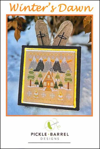 Winter's Dawn Cross Stitch Pattern by Pickle Barrel Designs - Premium Pattern, Cross Stitch from Pickle Barrel Designs - Just $10! Shop now at Crossed Hearts Needlework & Design