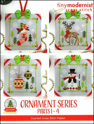 Woodland Christmas Part 1-4 Cross Stitch Pattern by Tiny Modernist *NEW* - Premium Pattern, Cross Stitch from Tiny Modernist - Just $12! Shop now at Crossed Hearts Needlework & Design