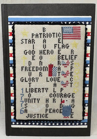 Words to Live By: Patriotic Edition Cross Stitch Pattern by SamBrie Stitches Designs - Premium Pattern, Cross Stitch from SamBrie Stitches Designs - Just $8.50! Shop now at Crossed Hearts Needlework & Design