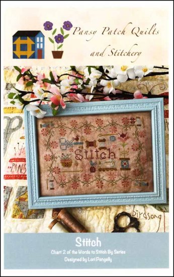 Words to Stitch by Part 2: Stitch Cross Stitch Pattern by Pansy Patch ...