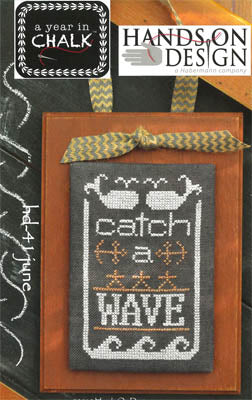 June: A Year In Chalk Series Cross Stitch Pattern by Hands On Design - Premium Pattern, Cross Stitch from Hands On Design - Just $5! Shop now at Crossed Hearts Needlework & Design