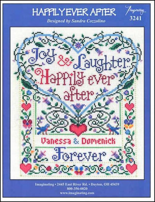 Happily Ever After Cross Stitch Pattern - Premium Pattern, Cross Stitch from Imaginating - Just $6! Shop now at Crossed Hearts Needlework & Design