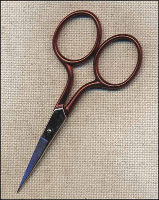 Red Soft Touch 3 1/2" Embroidery Scissors by Bohin France - Premium Embroidery Scissors from Bohin France - Just $34.40! Shop now at Crossed Hearts Needlework & Design