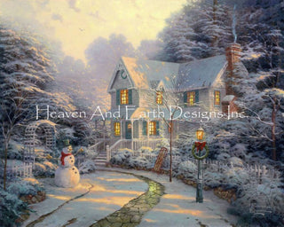 The Night Before Christmas FULL COVERAGE Cross Stitch Pattern by Heaven and Earth Designs - Premium Pattern, Cross Stitch from Heaven and Earth Designs - Just $23! Shop now at Crossed Hearts Needlework & Design