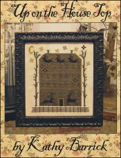 Up On The House Top Cross Stitch Pattern by Kathy Barrick - Premium Pattern, Cross Stitch from Kathy Barrick - Just $10! Shop now at Crossed Hearts Needlework & Design