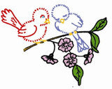 Love In Bloom Animals #9773 Embroidery Iron-Transfer Pattern by Aunt Martha's® - Premium Transfer Patterns from Aunt Martha's® - Just $2.25! Shop now at Crossed Hearts Needlework & Design