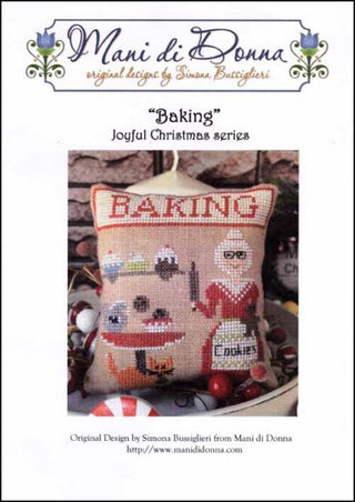 Joyful Christmas Series - Baking Cross Stitch Pattern by Mani di Donna - Premium Pattern, Cross Stitch from Mani di Donna - Just $10! Shop now at Crossed Hearts Needlework & Design