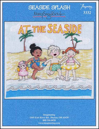 Seaside Splash Cross Stitch Pattern - Premium Pattern, Cross Stitch from Imaginating - Just $7! Shop now at Crossed Hearts Needlework & Design