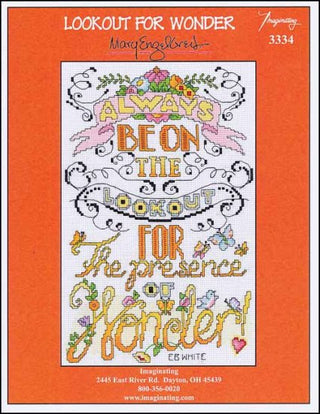 Lookout For Wonder Cross Stitch Pattern - Premium Pattern, Cross Stitch from Imaginating - Just $7! Shop now at Crossed Hearts Needlework & Design